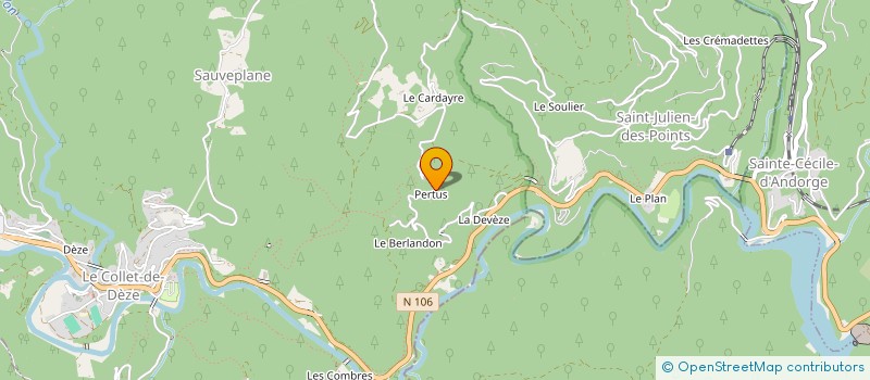 localisation de l'entreprise 903 619 112   LE COLLET-DE-DEZE