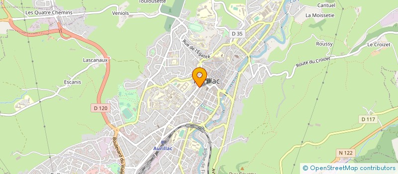 localisation de l'entreprise 903 636 744   AURILLAC