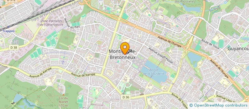 localisation de l'entreprise 903 668 531   MONTIGNY-LE-BRETONNEUX