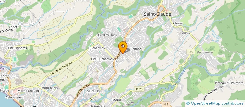 localisation de l'entreprise 903 673 390 à SAINT-CLAUDE