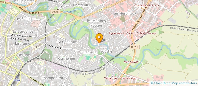 localisation de l'entreprise 903 676 443 à NIORT