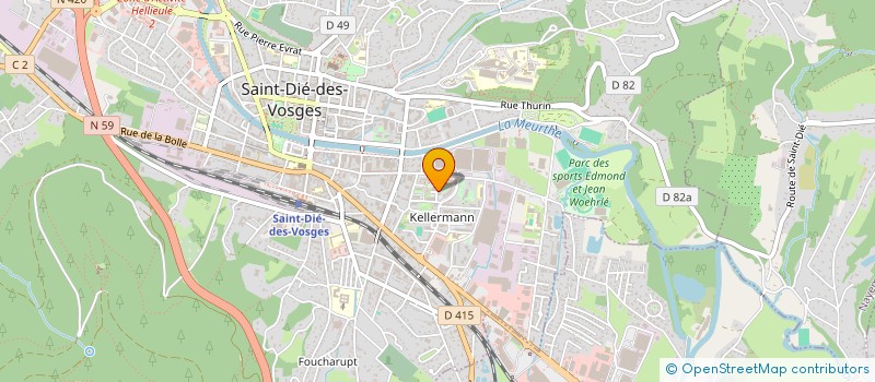 localisation de l'entreprise 903 683 076   SAINT-DIE-DES-VOSGES