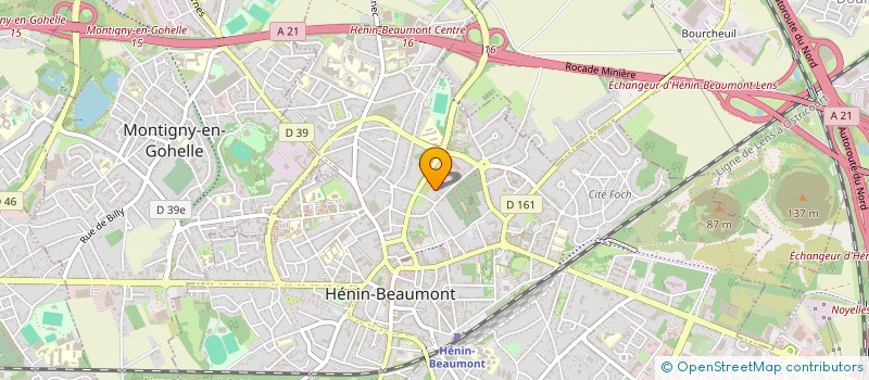localisation de l'entreprise 903 691 509  à HENIN-BEAUMONT