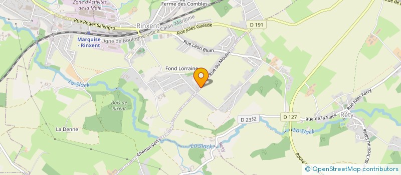 localisation de l'entreprise 903 739 324   RINXENT