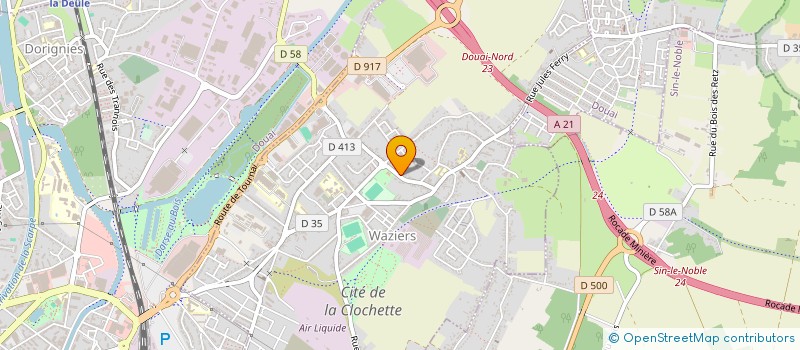 localisation de l'entreprise 903 741 486 à WAZIERS