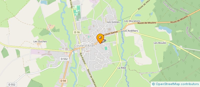 localisation de l'entreprise 903 816 171   COSNE-D'ALLIER