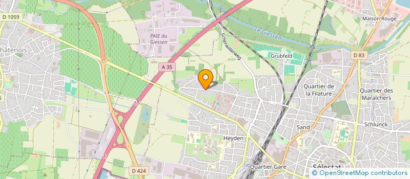 localisation de l'entreprise 903 830 396   SELESTAT