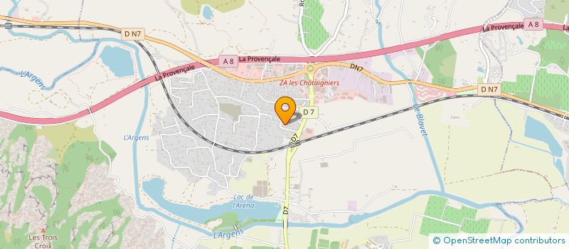 localisation de l'entreprise 903 867 182 à ROQUEBRUNE-SUR-ARGENS