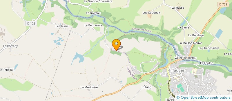 localisation de l'entreprise 903 874 469   TIFFAUGES