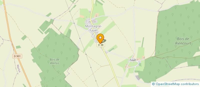 localisation de l'entreprise 903 977 841   MONTAGNE-FAYEL