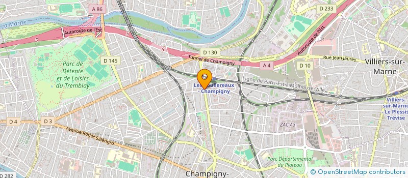 localisation de l'entreprise 903 988 996  à CHAMPIGNY-SUR-MARNE