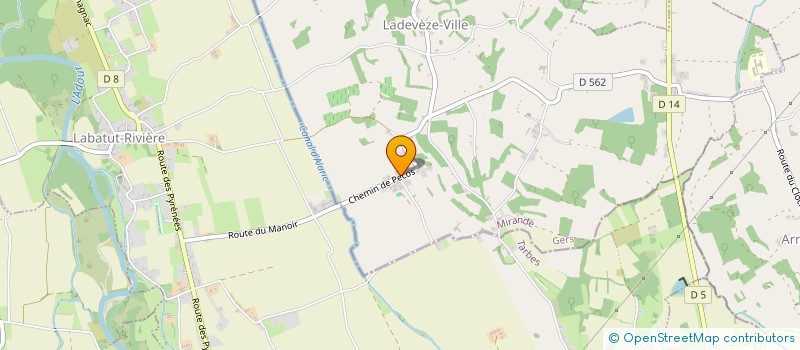 localisation de l'entreprise 904 062 049   LADEVEZE-VILLE