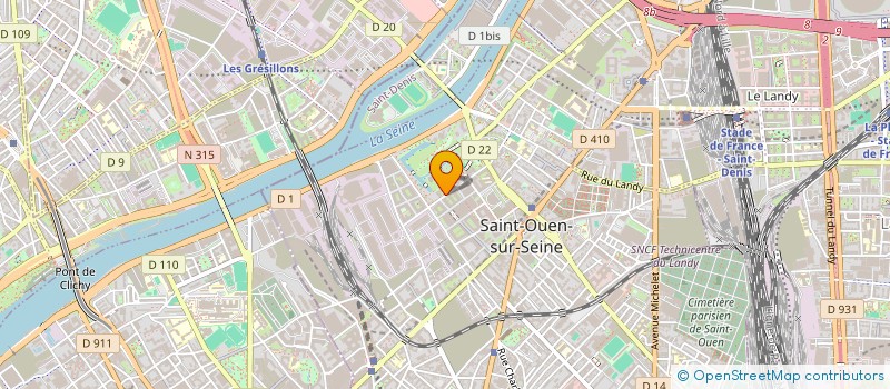 localisation de l'entreprise 904 062 890 à SAINT-OUEN-SUR-SEINE