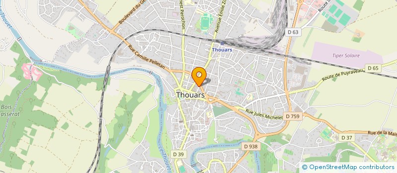 localisation de l'entreprise 904 070 711   THOUARS