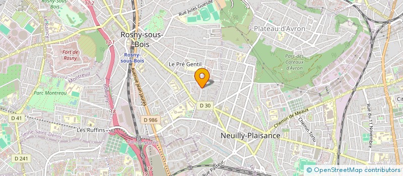 localisation de l'entreprise 904 105 681  à ROSNY-SOUS-BOIS