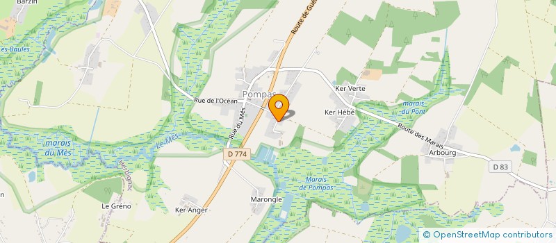 localisation de l'entreprise 904 120 821 à HERBIGNAC