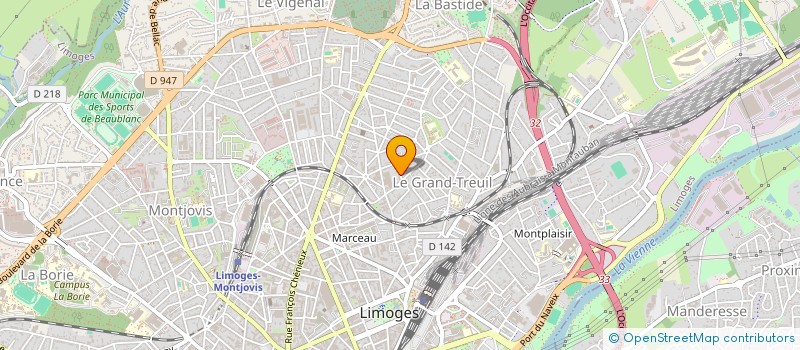 localisation de l'entreprise 904 128 733 à LIMOGES