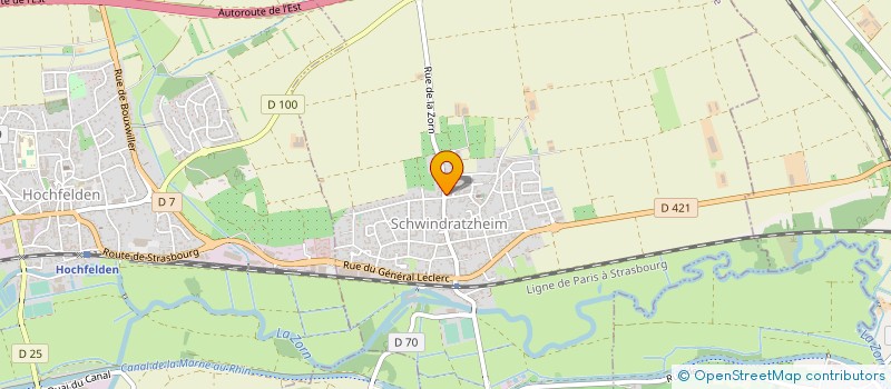 localisation de l'entreprise 904 148 954   SCHWINDRATZHEIM