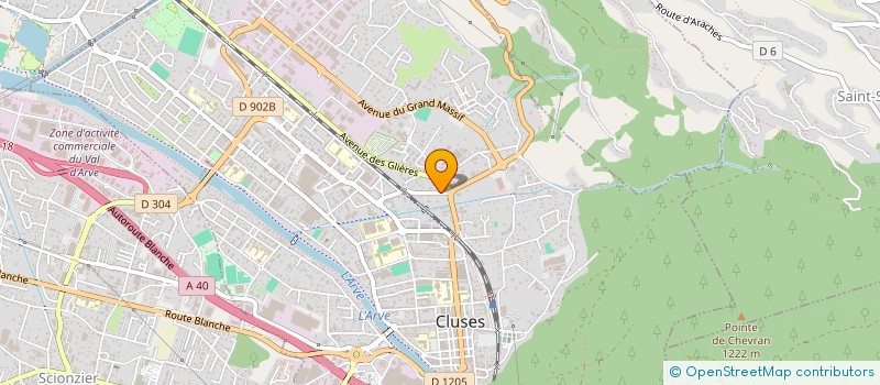 localisation de l'entreprise 904 180 197 à CLUSES