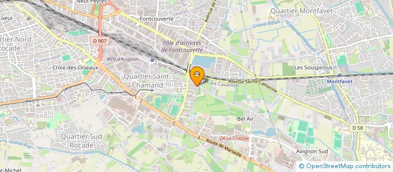 localisation de l'entreprise 904 190 618   AVIGNON