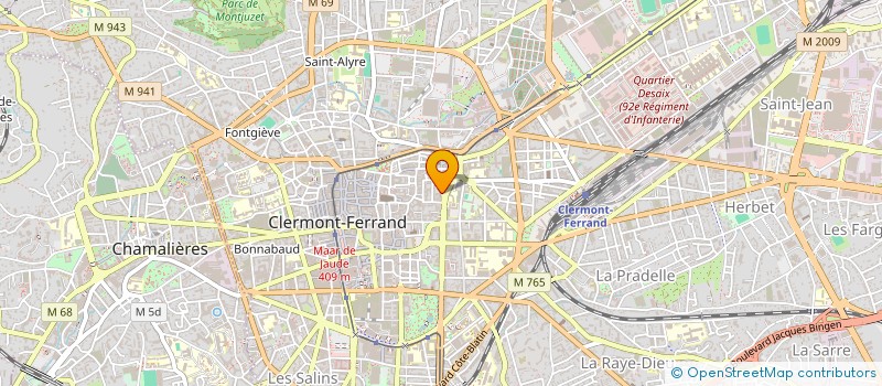 localisation de l'entreprise 904 209 665   CLERMONT-FERRAND