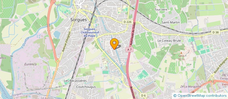 localisation de l'entreprise 904 217 437   SORGUES