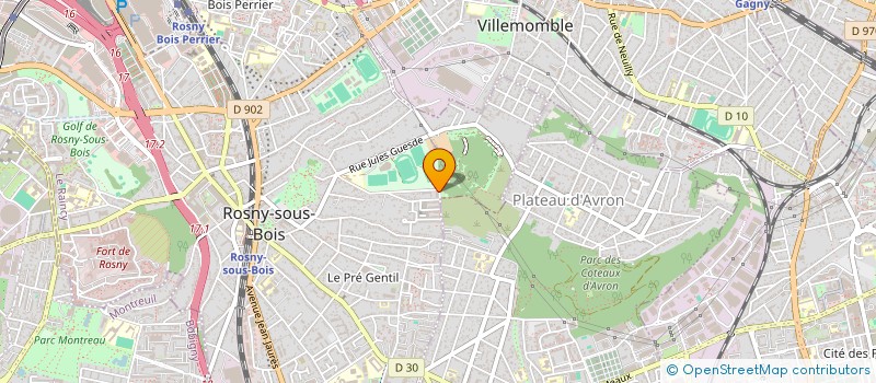 localisation de l'entreprise 904 223 096 à ROSNY-SOUS-BOIS