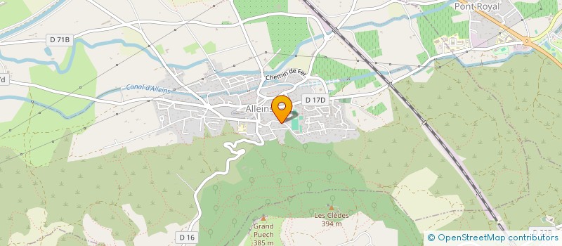 localisation de l'entreprise 904 263 324   ALLEINS