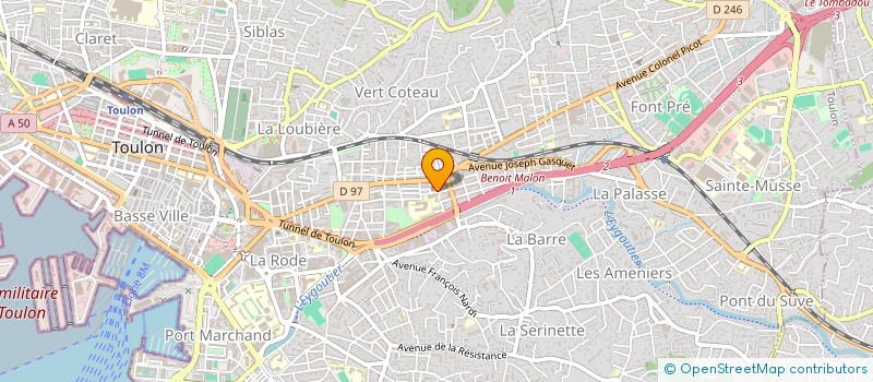 localisation de l'entreprise 904 377 942   TOULON