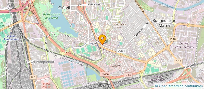 localisation de l'entreprise 904 402 609   CRETEIL