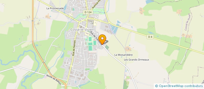 localisation de l'entreprise 904 420 478   COSSE-LE-VIVIEN