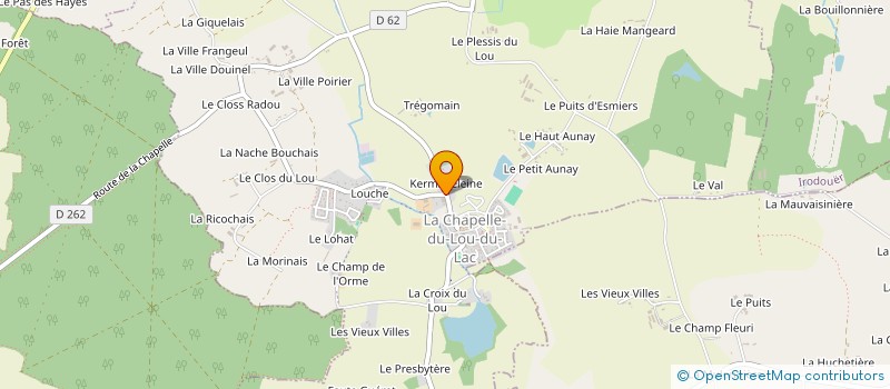 localisation de l'entreprise 904 446 085   LA CHAPELLE DU LOU DU LAC