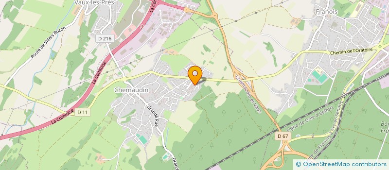 localisation de l'entreprise 904 474 871   CHEMAUDIN ET VAUX