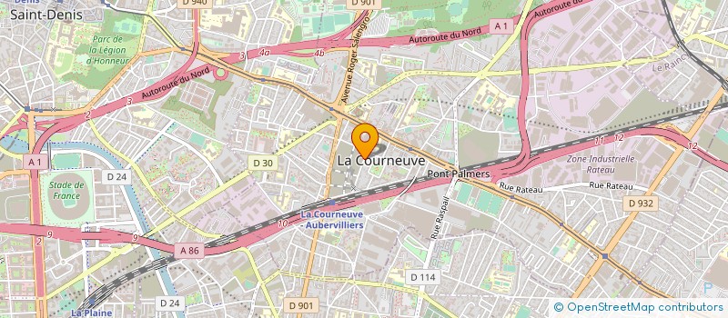 localisation de l'entreprise 904 485 109  à LA COURNEUVE