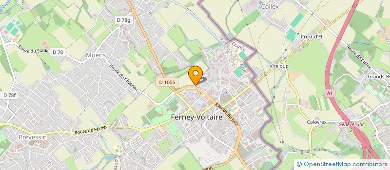 localisation de l'entreprise 904 496 239  à FERNEY-VOLTAIRE