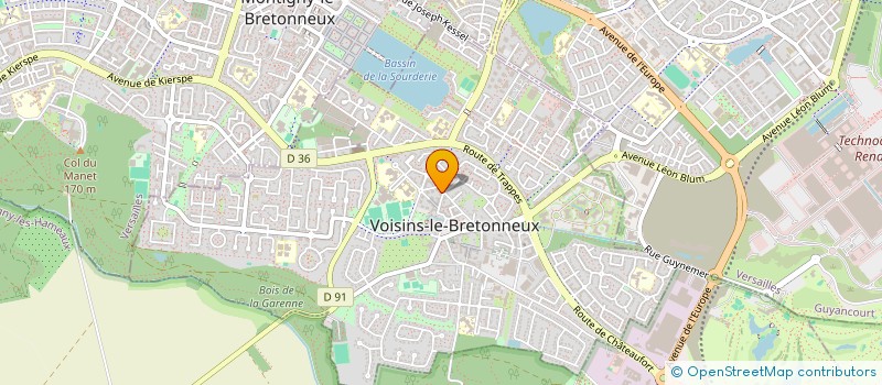 localisation de l'entreprise 904 506 110   VOISINS-LE-BRETONNEUX