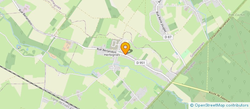 localisation de l'entreprise 904 509 247   LOUVIGNIES-QUESNOY