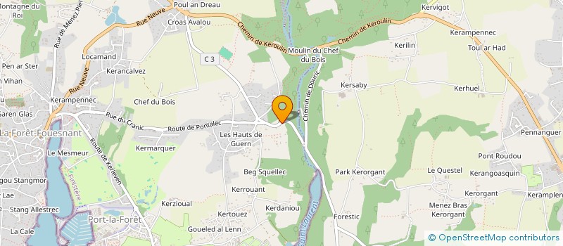 localisation de l'entreprise 904 516 812   FOUESNANT