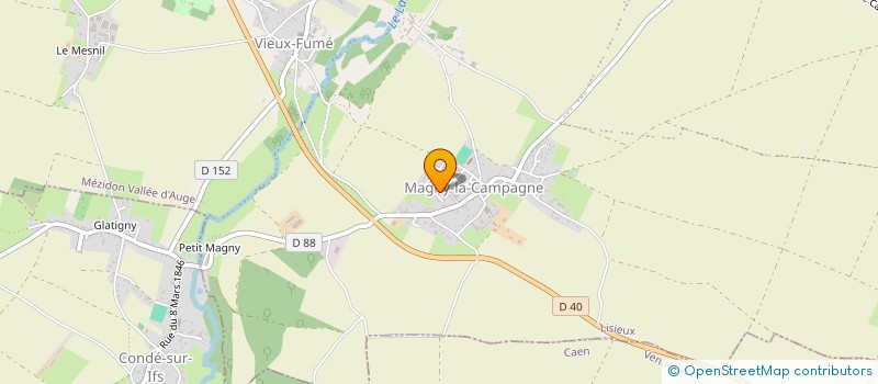 localisation de l'entreprise 904 535 606   MEZIDON VALLEE D'AUGE