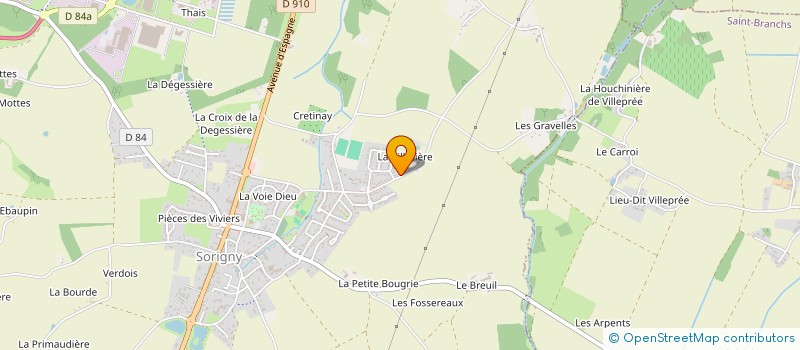 localisation de l'entreprise 904 544 244   SORIGNY