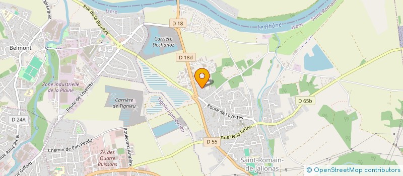 localisation de l'entreprise 904 561 198   SAINT-ROMAIN-DE-JALIONAS