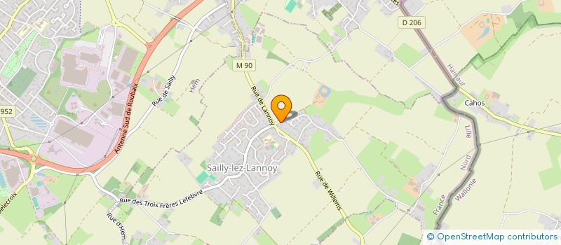 localisation de l'entreprise 904 573 623   SAILLY-LEZ-LANNOY