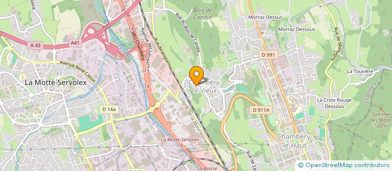 localisation de l'entreprise 904 599 750   CHAMBERY