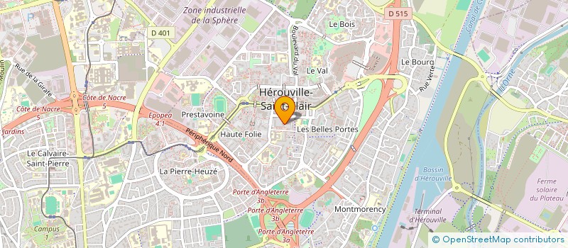 localisation de l'entreprise 904 607 215 à HEROUVILLE SAINT CLAIR