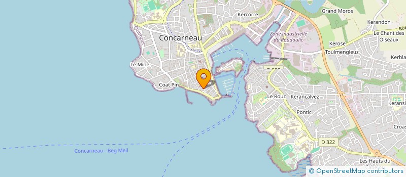 localisation de l'entreprise 904 712 668   CONCARNEAU