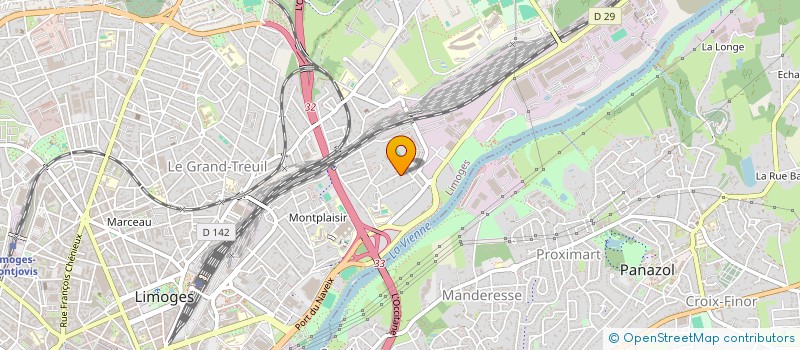 localisation de l'entreprise 904 712 684 à LIMOGES