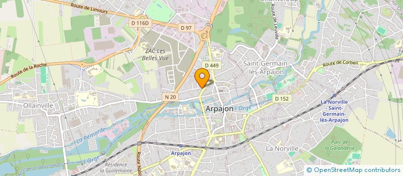 localisation de l'entreprise 904 740 016   ARPAJON