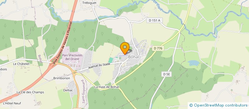 localisation de l'entreprise 904 747 565   BOHAL