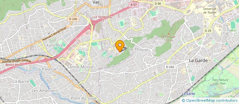 localisation de l'entreprise 904 805 793 à LA VALETTE DU VAR