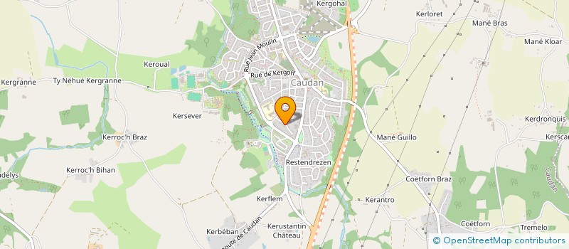 localisation de l'entreprise 904 807 641   CAUDAN